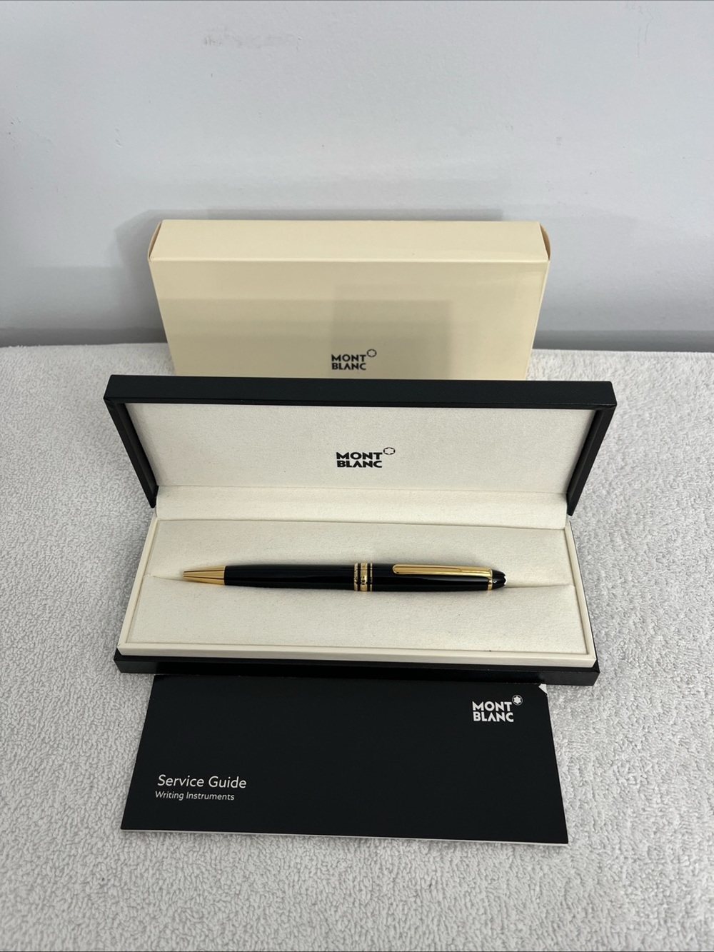 MONTBLANC Meisterstuck Classique Gold Ballpoint Pen Made In Germany